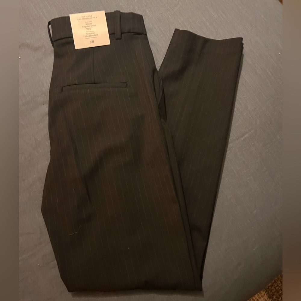 Pin striped slacks